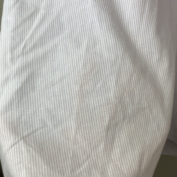 Las Olas Pin Stripe Button Up Cat Shirt 2X - Picture 5 of 8